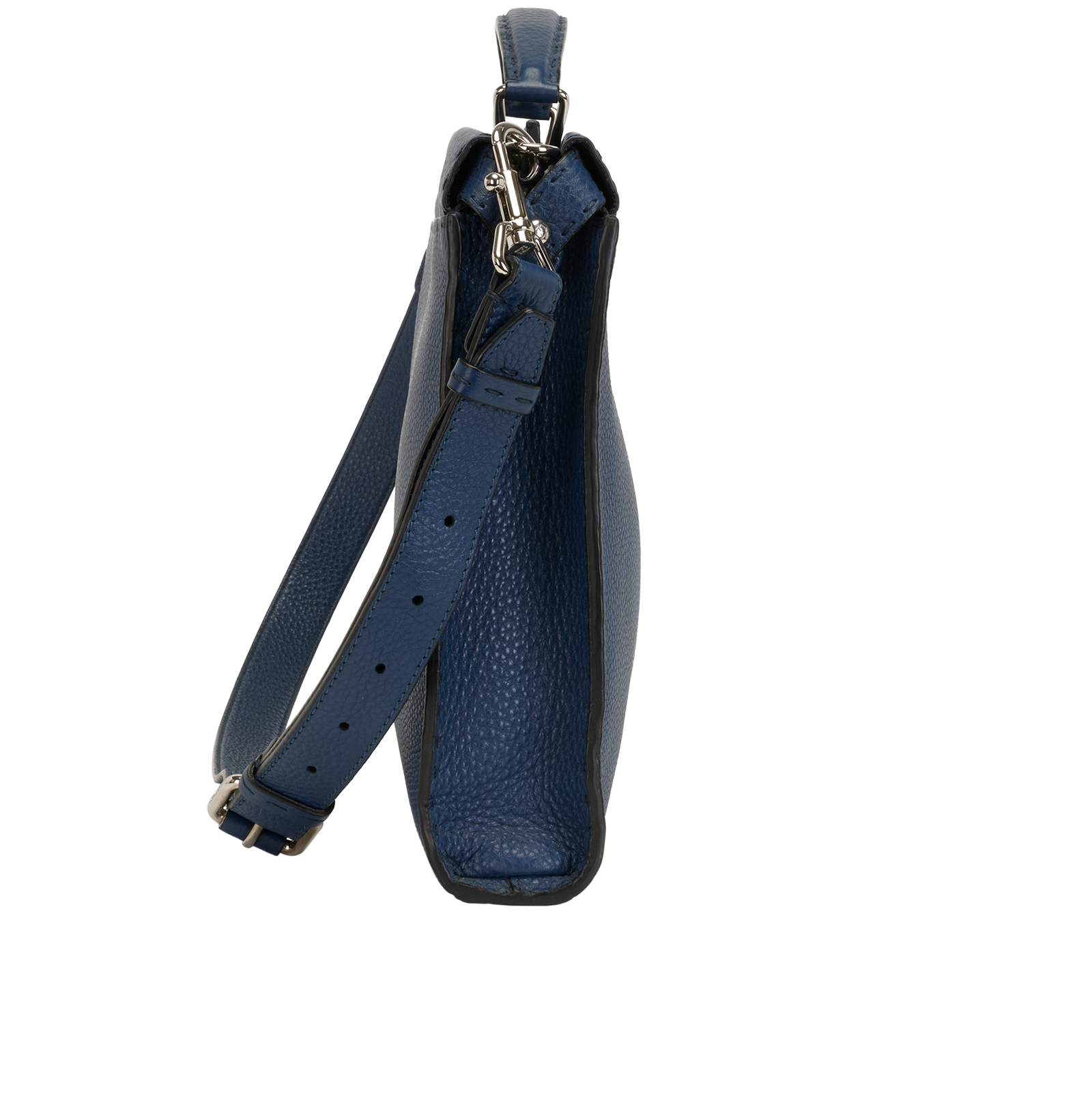 Selleria Peekaboo 2Way Briefcase, &pound;950, Handbags, Blue, Leather, Side view